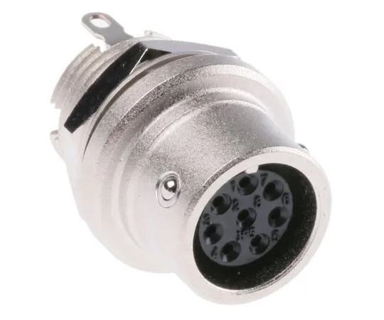 63-4960-50 Hirose MXR Series Miniature Panel Mount Connector, 8 contacts Socket MXR-8RA-8S(71)