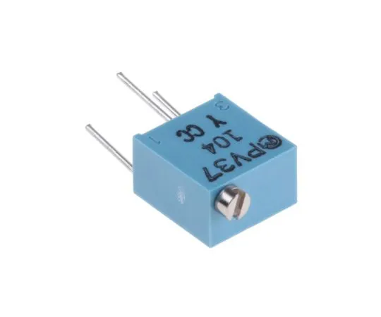 63-5084-09 100kΩ Through Hole Trimmer Potentiometer 0.25W Top Adjust Bourns PV37 Series PV37W104C01B00