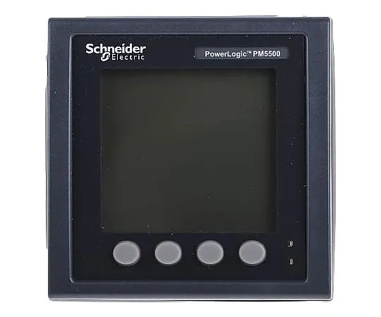 63-5176-13 Schneider Electric PM5000 LCD Digital Power Meter, 3 Phase METSEPM5560