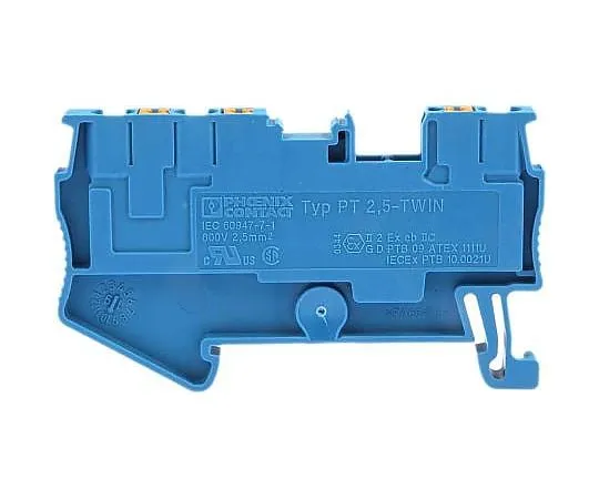 63-4964-06 Phoenix Contact, PT Clipline Series , 800 V Feed Through Terminal Block, Push In Termination 3209552
