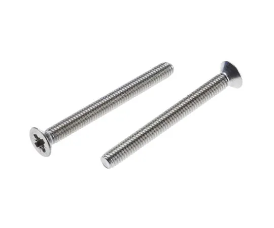 63-5176-53 RS Pro, M4 Countersunk Head, 40mm Stainless Steel Pozidriv A2 3040.7 914-1793
