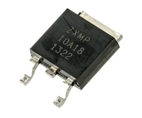 63-5054-95 ZXMP10A18KTC P-Channel MOSFET, 5.9 A, 100 V, 3-Pin DPAK Diodes Inc ZXMP10A18KTC