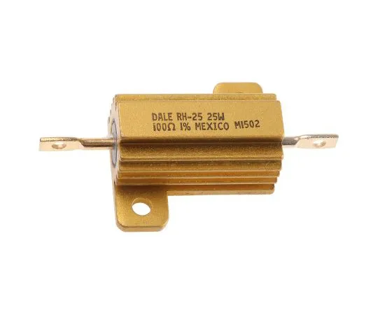 63-4957-41 Vishay RH025 Series Aluminium Ho***d Axial Wire Wound Panel Mount Resistor, 100Ω ±1% 25W RH025100R0FE02