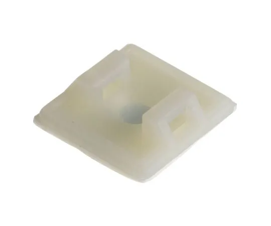 63-5153-83 RS PRO Self Adhesive Natural Cable Tie Mount 19 mm x 19mm, 4.1mm Max. Cable Tie Width 865-9701