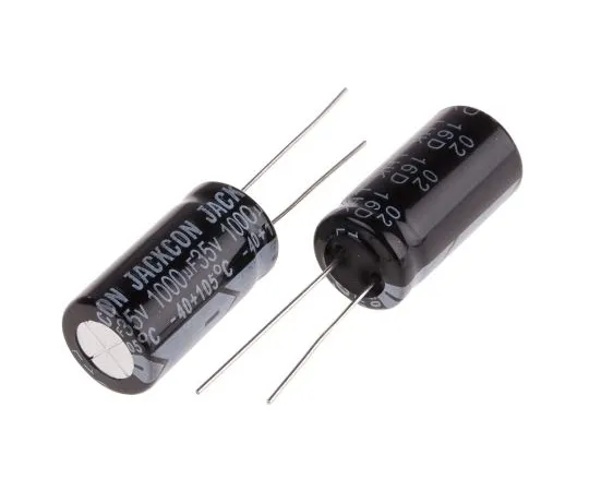 63-4998-31 RS PRO 1000μF 35V dc Aluminium Electrolytic Capacitor, Through Hole 13 (Dia.) x 26mm +105°C 13mm 5mm 26mm 711-1330