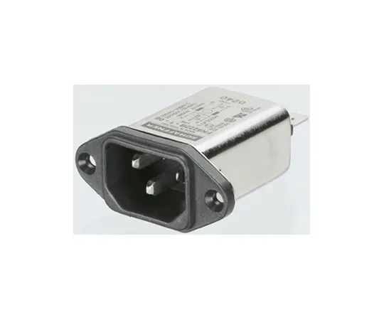 63-4992-85 Male IEC Filter Panel Mount,Faston,Rated At 3A,250 V ac Operating Frequency 0 → 400Hz FN9244EB-3-06