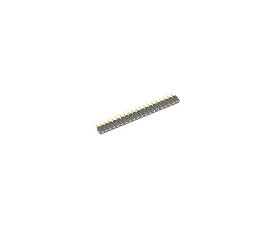63-5082-52 Samtec SLW Series 2.54mm Pitch 20 Way 1 Row Straight PCB Socket, Through Hole, Solder Termination SLW-120-01-G-S