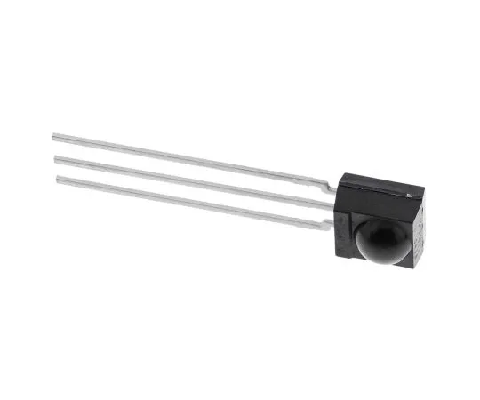 63-4993-08 Vishay TSOP4838, 38kHz IR Receiver, 950nm, 45m Range, 2.5 V - 5.5V, Through Hole, 6 x 5.6 x 6.95mm TSOP4838