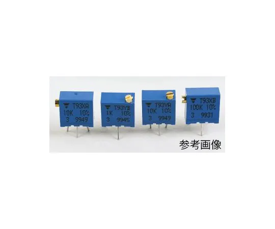 63-5103-16 2kΩ Through Hole Trimmer Potentiometer 0.5W Top Adjust Vishay T93 Series T93YA202KT20