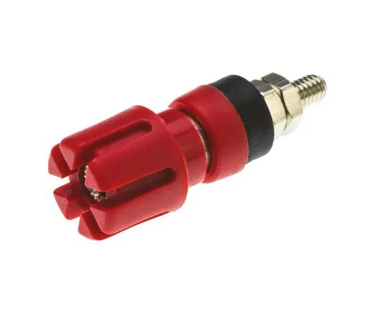 63-4941-66 RS PRO 4mm Red Terminal Post, 30A, 2BA Thread 677-8746