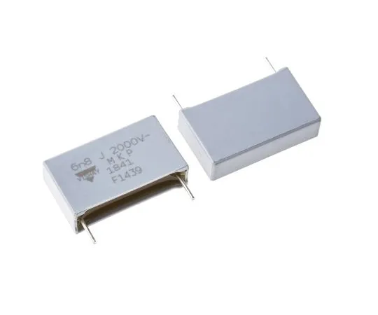 63-6550-37 Vishay 6.8nF Polypropylene Capacitor PP 2 kV dc, 700 V ac ±5% Tolerance Through Hole MKP1841 Series MKP1841268204