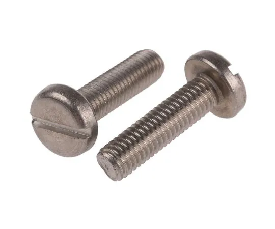 63-6554-64 RS PRO, M8 Pan Head, 30mm Stainless Steel Slot A2 304 Plain 130-779