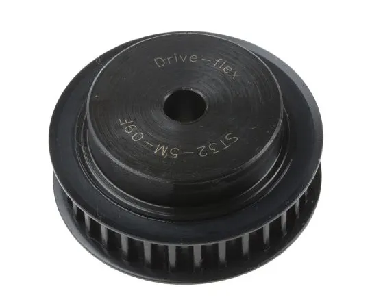 63-6573-19 RS PRO Timing Belt Pulley, Steel 9mm Belt Width x 5mm Pitch, 32 Tooth 183-338