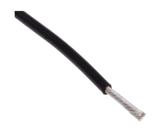 63-5141-92 RS PRO PTFE Equipment Wire 0.34 mm² CSA, Black 25m Reel 841-7399