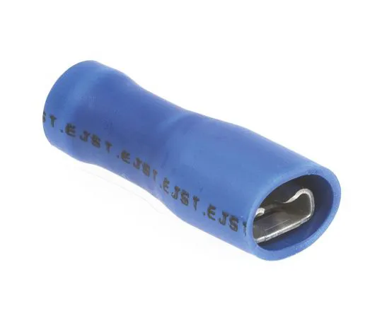 63-4965-22 JST FLVDDF Series Blue Insulated Crimp Receptacle, 4.75 x 0.5mm, 1mm² to 2.6mm², 16AWG to 14AWG FLVDDF2-187A-5