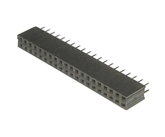 63-4940-18 ASSMANN WSW 2.54mm Pitch 20 Way 2 Row Straight PCB Socket, Through Hole, Solder Termination A-BL254-DG-G20D