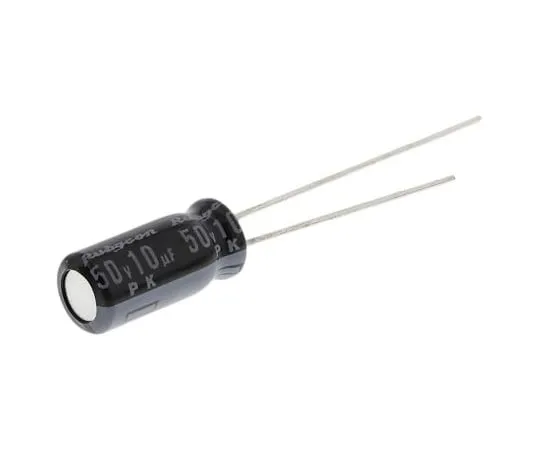 63-5078-58 Rubycon 10μF 50V dc Aluminium Electrolytic Capacitor, Through Hole 5 (Dia.) x 11mm +85°C 5mm 2mm 50PK10MEFC5X11