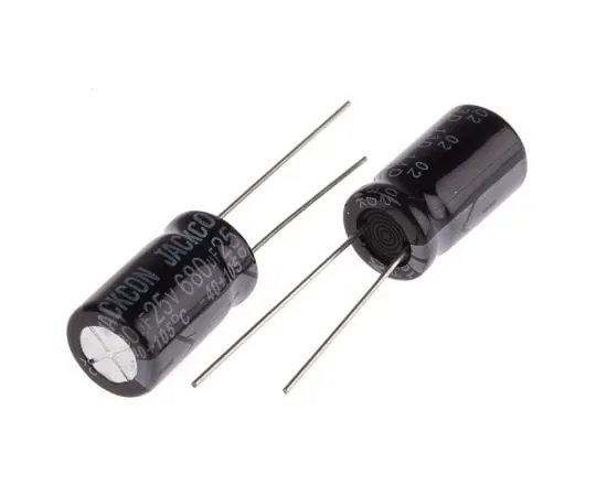 63-4998-10 RS PRO 680μF 25V dc Aluminium Electrolytic Capacitor, Through Hole 10 (Dia.) x 17mm +105°C 10mm 5mm 17mm 711-1141