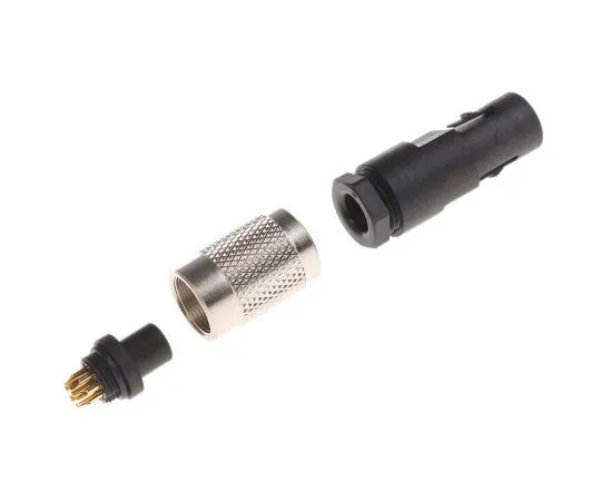 63-5035-25 Binder 712 Series M9 Cable Mount Connector, 8 contacts Plug 99-0426-00-08