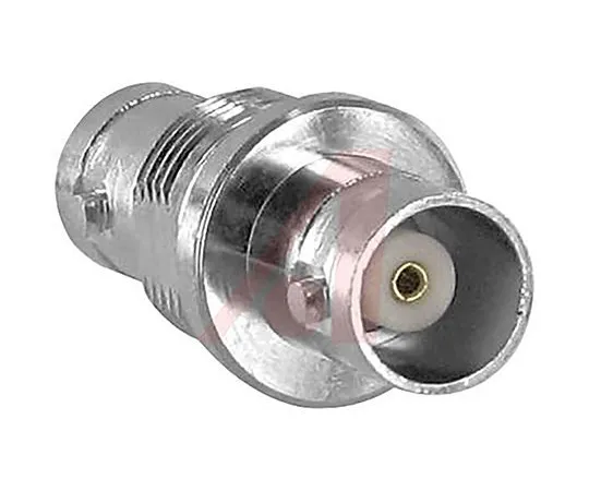 63-5162-53 Cinch Connectors Straight 50Ω Chassis Mount Bulkhead Fitting BNC Connector, jack, Nickel, Crimp Termination CPAD556M
