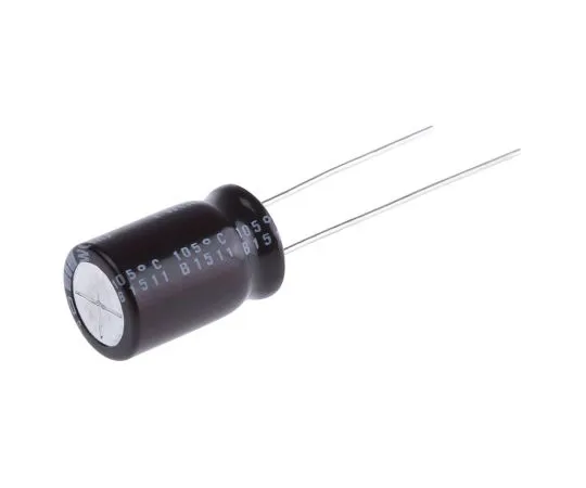 63-5007-83 Nichicon 470μF 25V dc Aluminium Electrolytic Capacitor, Through Hole 10 (Dia.) x 16mm +105°C 10mm 5mm UPW1E471MPD