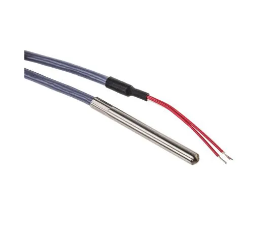 63-5166-36 RS PRO 3 wire PT100 Sensor, -20°C min +100°C max, 50mm Probe Length x 5mm Probe Diameter 896-8395