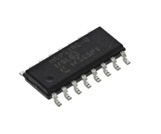 63-5085-76 Microchip MCP3208-BI/SL, 12-bit Serial ADC Pseudo Differential, Single Ended Input, 16-Pin SOIC MCP3208-BI/SL