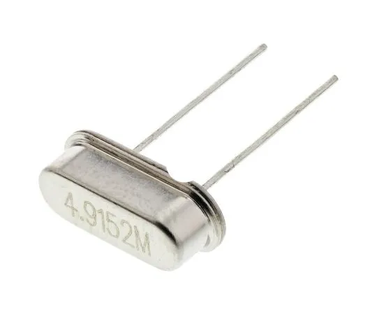 63-4972-66 Euroquartz 4.9152MHz Crystal ±30ppm HC-49-4H 2-Pin 10.77 x 4.34 x 3.5mm 4.9152MHz HC49/4H/30/50/-40+85/18pF/ATF