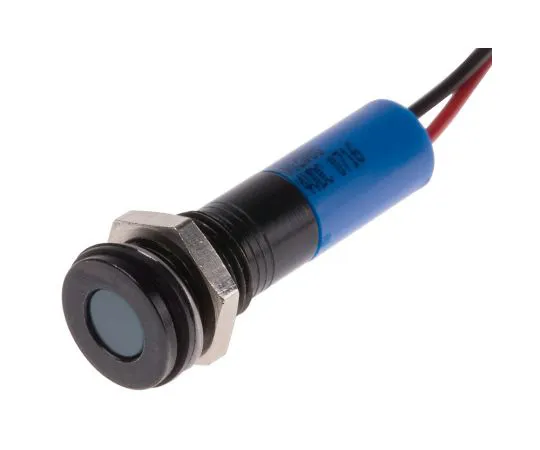 63-4978-14 RS PRO Blue Indicator, 24 V dc, 8mm Mounting Hole Size, Lead Wires Termination, IP67 700-2000