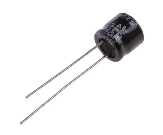 63-4989-55 RS PRO 47μF 50V dc Aluminium Electrolytic Capacitor, Through Hole 8 (Dia.) x 7mm +105°C 8mm 3.5mm 7mm 707-5764