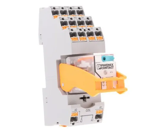 63-5109-22 Phoenix ContactRIF 4PDT Non-Latching Relay DIN Rail, 24V dc Coil, 6A 2903308
