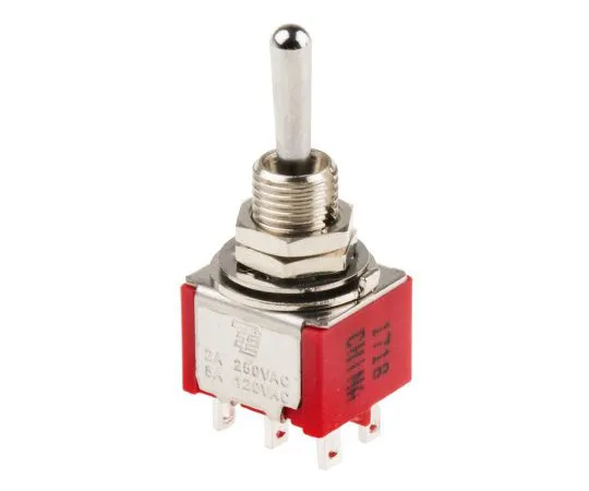 63-4997-69 TE Connectivity DP3T Toggle Switch, On-On-On, Panel Mount 3-1825139-9