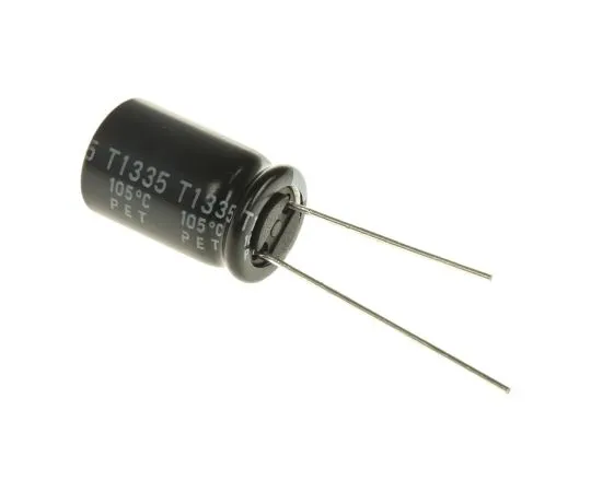 63-5027-59 Rubycon 1000μF 16V dc Aluminium Electrolytic Capacitor, Through Hole 10 (Dia.) x 16mm +105°C 10mm 5mm 16ZLJ1000M10X16