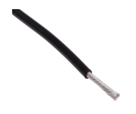63-5141-79 RS PRO PTFE Equipment Wire 0.08 mm² CSA, Black 100m Reel 841-7131