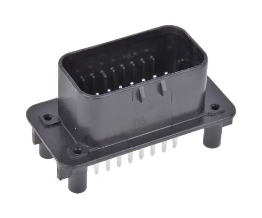 63-5028-45 TE Connectivity AMPSEAL Series, 3 Row 23 Way Panel Mount Plug PCB Connector, with Solder Termination Method 776200-1