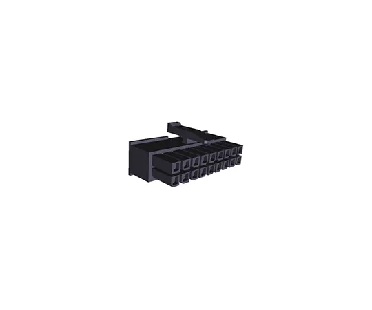 63-5014-68 TE Connectivity Micro MATE-N-LOK Female Connector Housing, 3mm Pitch, 18 Way, 2 Row 1-794617-8