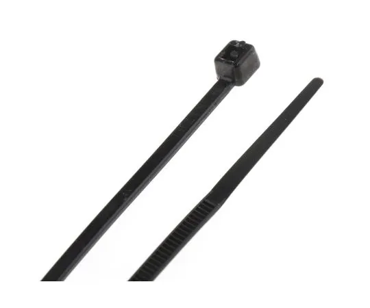 63-5124-21 RS PRO Black Nylon Heat Stabilised Cable Tie, 142mm x 2.5 mm 811-1574
