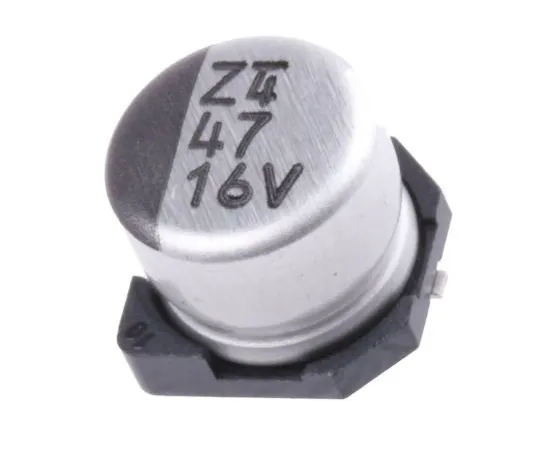 63-5043-45 Nichicon 47μF 16V dc Aluminium Electrolytic Capacitor, Surface Mount 6.3 (Dia.) x 5.4mm +85°C 6.3mm UWX1C470MCL1GB