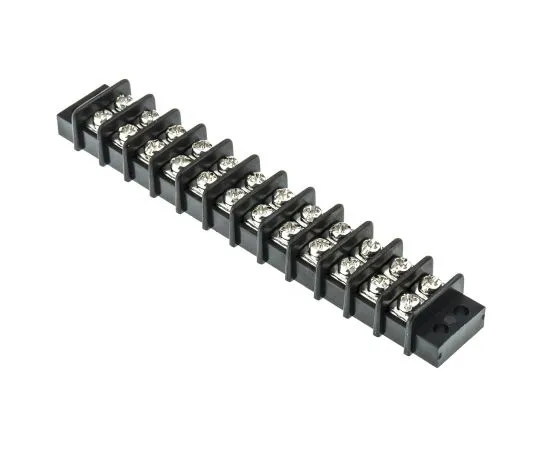 63-5078-39 RS Non-F***d Terminal Block, 12 Way/Pole, Screw Terminals, 12 AWG Free Hanging, Panel Mount, Polyamide, 750 V 763-8122