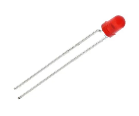 63-4992-65 2.4 V Red LED 3mm Through Hole, Vishay TLLR4401 TLLR4401