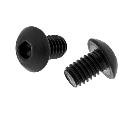 63-5135-17 RS PRO M4 x 6mm Hex Socket Button Screw Black, Self-Colour Steel 822-9307