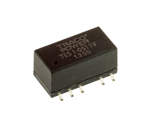 63-4988-41 TRACOPOWER TES 1V 1W Isolated DC-DC Converter Surface Mount, Voltage in 4.5 → 5.5 V dc, Voltage out 5V dc TES 1-0511V