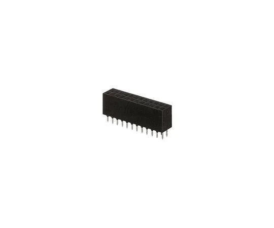 63-5108-79 TE Connectivity AMPMODU MOD II Series 2.54mm Pitch 50 Way 2 Row Straight PCB Socket, Through Hole, Solder Termination 7-534206-5