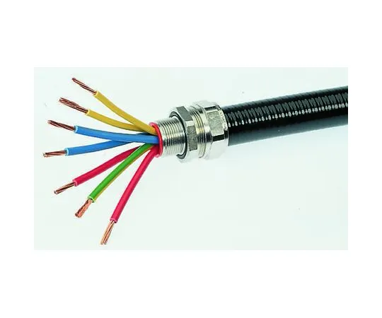 63-6549-50 Adaptaflex SPLHC Thermoplastic Rubber Extreme Temperature Coated Galvanised Steel Liquid Tight Conduit Black 25mm 10m SPLHC25/10M-RS
