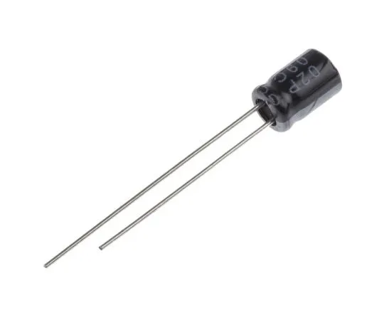 63-4987-36 RS PRO 100μF 25V dc Aluminium Electrolytic Capacitor, Through Hole 8 (Dia.) x 5mm +105°C 8mm 3.5mm 5mm 706-0582