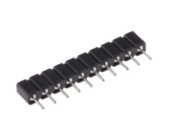 63-4983-45 10 Way Preci-Dip Straight Through Hole 2.54mm SIL Socket, Solder, 3A 100 V ac, 150 V dc 310-87-110-01-640101