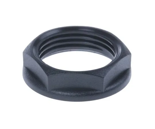 63-6552-98 RS PRO Black PA 6 Cable Gland Locknut, M20 Thread 127-417