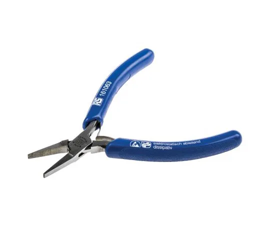 63-6564-91 RS PRO Steel Pliers Flat Nose Pliers, 120 mm Overall Length 161-063
