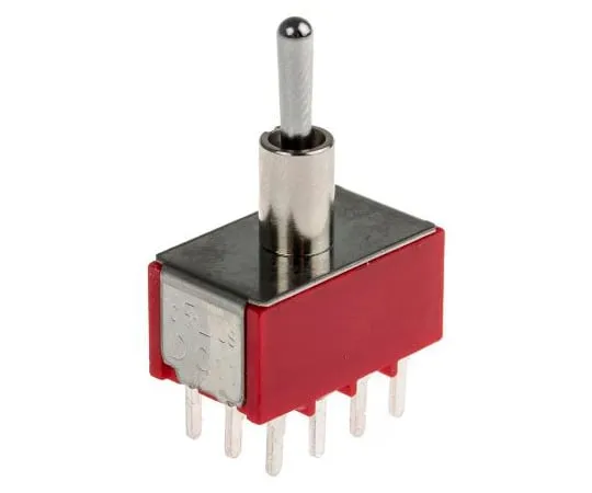 63-5035-63 RS PRO Four Pole Double Throw (4PDT) Toggle Switch, On-On-On, PCB 734-7012