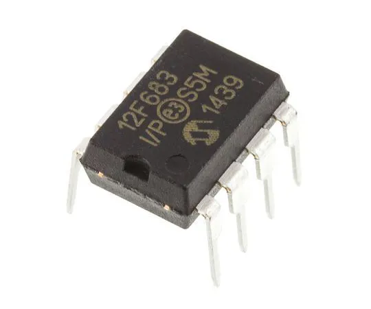 63-5162-88 Microchip PIC12F683-I/P, 8bit PIC Microcontroller, 20MHz, 2048 x 14 words, 256 B Flash, 8-Pin PDIP PIC12F683-I/P